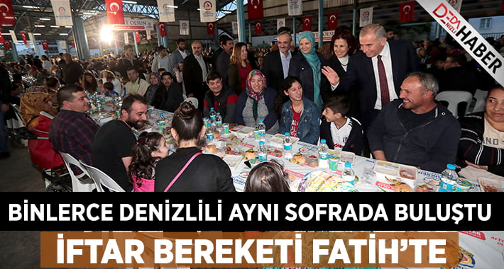 İftar bereketi Fatih’te