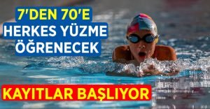 Büyükşehir yüzme kurs kayıtları başlıyor