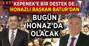 Kepenek’e İkinci Destek Honazlı Başkan Batur’dan