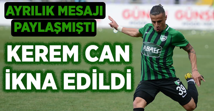 Kerem Can Denizlispor’da Kalmaya Karar Verdi