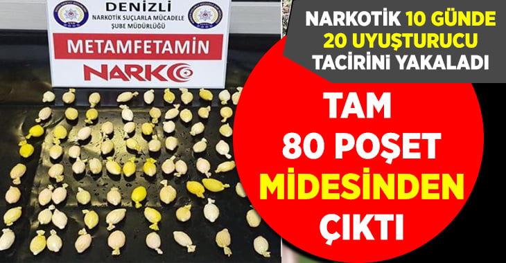 Midesinden 80 Poşet Uyuşturucu Çıktı