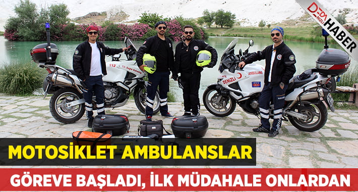 Motosiklet Ambulanslar Göreve Başladı