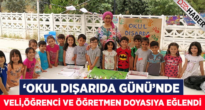 Veli, öğrenci ve öğretmen etkinlikte gönüllerince eğlendi