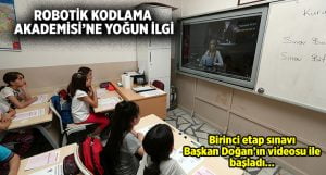 Birinci etap sınavı Başkan Doğan’ın videosu ile başladı