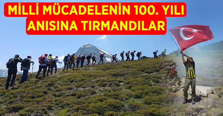 100. yıl anısına Babadağ’a tırmandılar