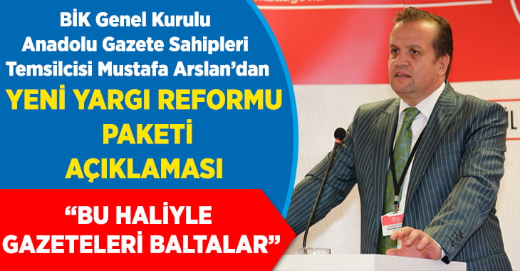 BİK Yeni Yargı Reformu Paketi’ni Eleştirdi