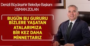 Başkan Zolan’dan Milli Mücadele Günü mesajı