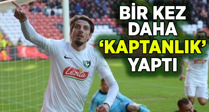 Akyüz Denizlispor’a bir kez daha ‘KAPTANLIK’ yaptı