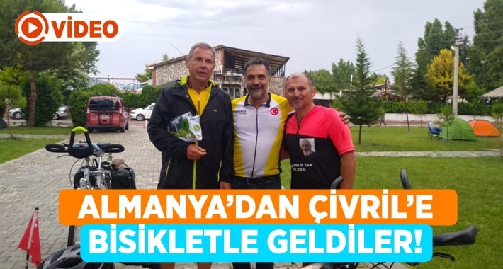 Almanya’dan Bisikletle Çivril’e Geldiler!