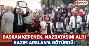 Kepenek Mazbatasını Aldı.. Vekil Arslan’ın Mezarı Başına Götürdü!