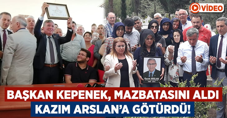 Kepenek Mazbatasını Aldı.. Vekil Arslan’ın Mezarı Başına Götürdü!