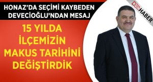 Devecioğlu’ndan Mesaj