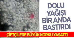 Haziran Ayında Dolu Yağışı