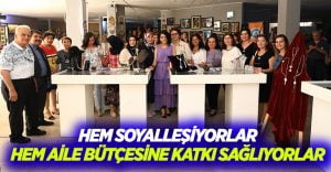 Hem sosyalleşip hem de aile bütçelerine katkı sağlıyorlar