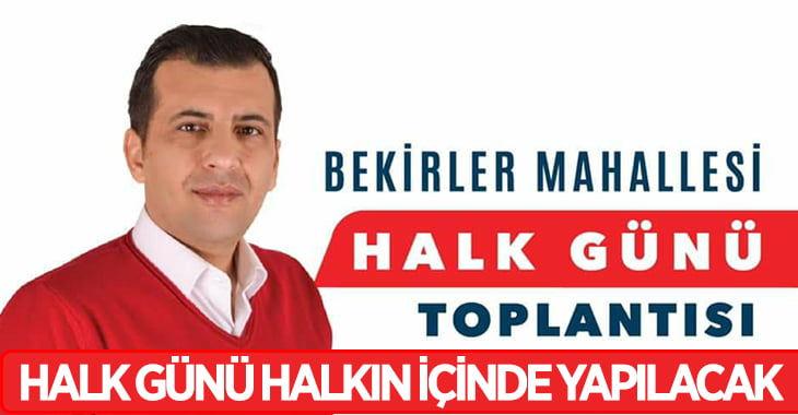 Babadağ’da halk günü halkın içinde yapılacak