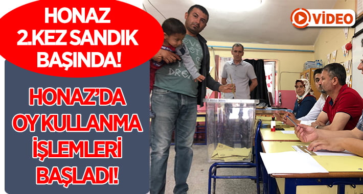 Honazlı Seçmen İkinci Kez Sandık Başında!