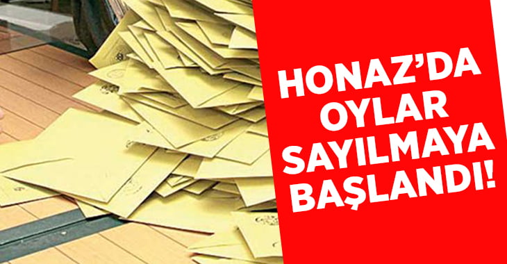 Honaz’da Oylar Sayılmaya Başlandı!