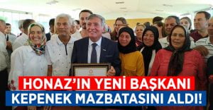 Başkan Kepenek Mazbatasını Aldı!