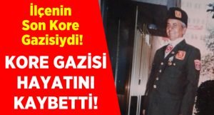 Kore Gazisi Hayatını Kaybetti!