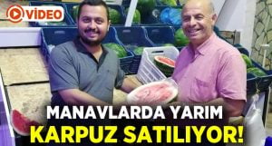 Manavlarda Yarım Karpuz Dönemi!