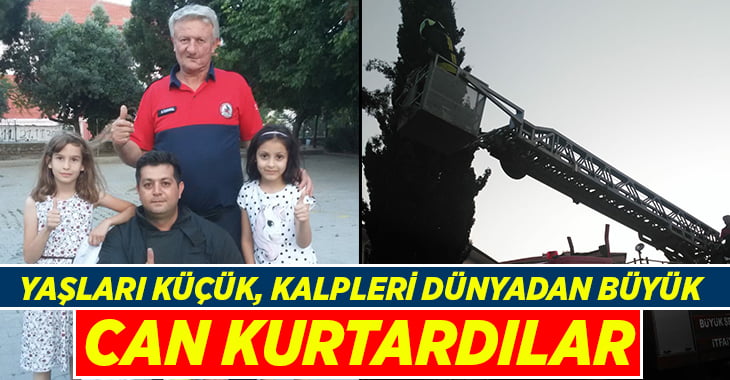 Yuvalarından düşen yavru kuşlar miniklerin ihbarı ile hayata tutundu