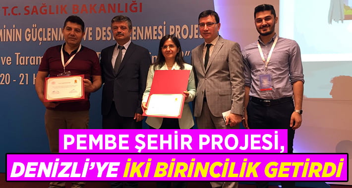 Pembe Şehir projesi Denizli’ye ödüller getirdi