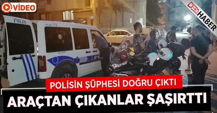 Şüpheli otomobilde bulunan 3 şüpheli gözaltına alındı