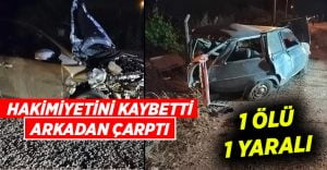 Denizli’de trafik kazası: 1 ölü, 1 yaralı