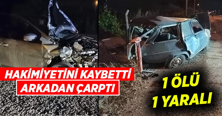 Denizli’de trafik kazası: 1 ölü, 1 yaralı