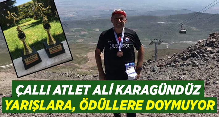 Çallı atlet Ali Karagündüz’den 2 derece daha