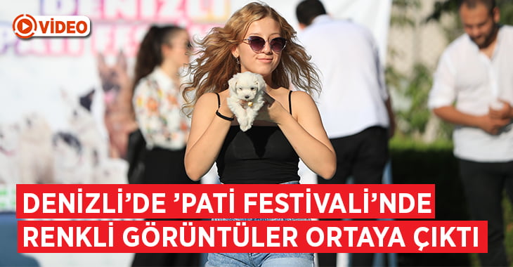 Sokak hayvanları yararına yapılan ‘Pati Festivali’ renkli geçti