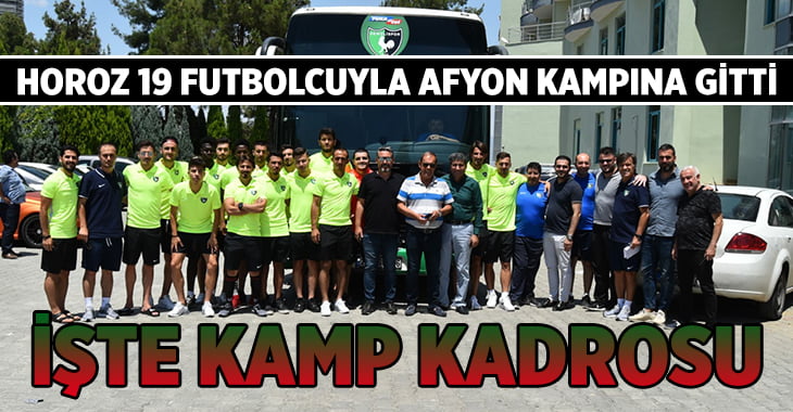 Denizlispor Afyon kampına 19 futbolcuyla gitti