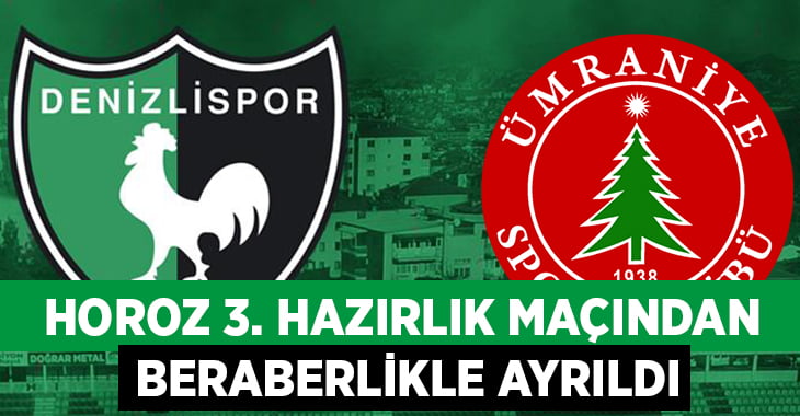 Denizlispor Ümraniyespor ile yenişemedi