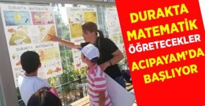 Otobüs durağında matematik öğretilecek