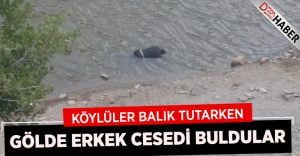 Gölde erkek cesedi bulundu