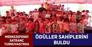 Merkezefendi Satranç Turnuvası’nda ödüller sahiplerini buldu