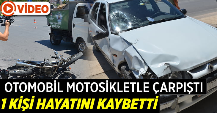 Denizli’de otomobil ile motosiklet çarpıştı: 1 ölü