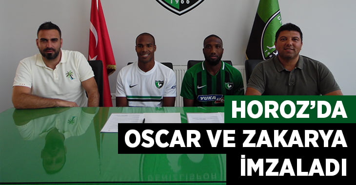 Oscar ve Zakarya Denizlispor’da