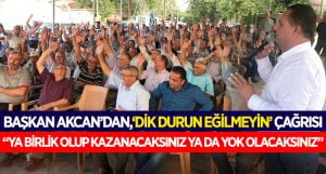 Başkan Akcan’dan üzüm üreticilerine çağrı