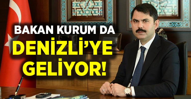 Soylu’nun ardından Bakan Kurum da Denizli’ye geliyor!