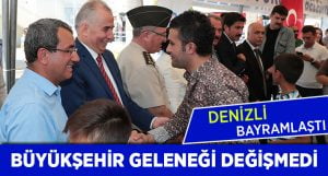 Denizli’de bayramlaşma geleneği değişmedi