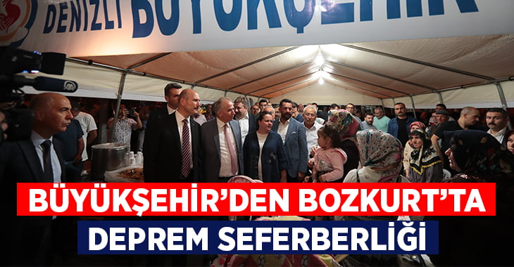 Büyükşehir’den deprem seferberliği