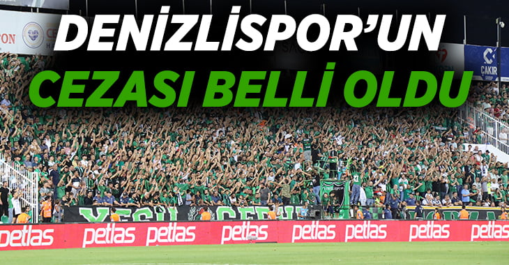 YUKATEL Denizlispor’a para cezası