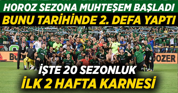 Denizlispor Süper Lig ‘e 2.kez 6 puanla başladı!