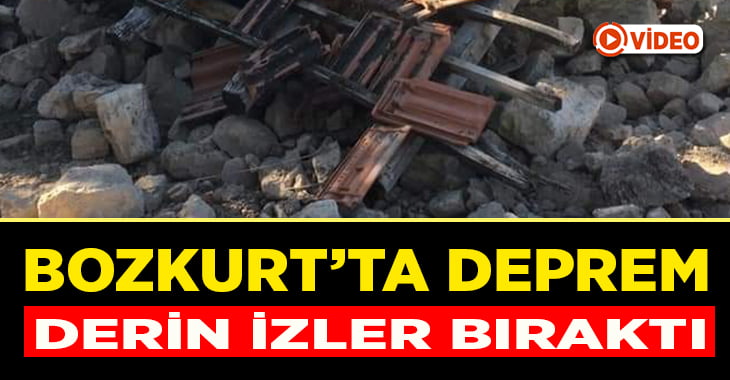 Deprem ciddi hasarlara neden oldu