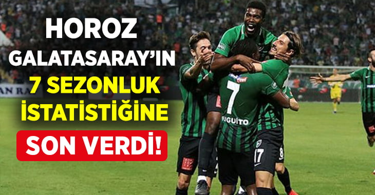 Denizlispor, Galatasaray’ın 7 sezonluk istatistiğine son verdi!