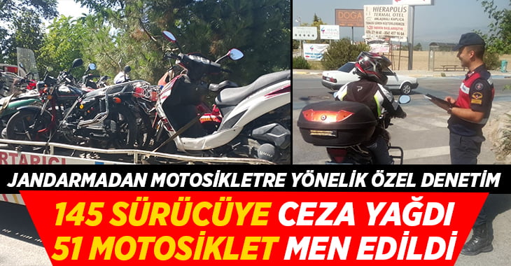 Denizli’de Jandarmadan özel denetim, ceza yağdırdılar