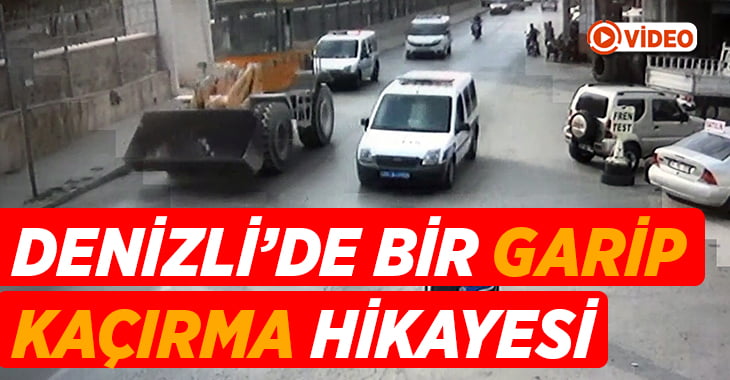 Maaşını alamayınca hem kepçeyi hem polis memurunu kaçırdı