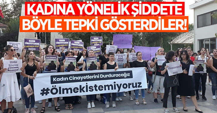 Kadına şiddete böyle tepki gösterdiler!