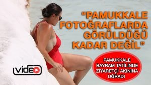 Pamukkale Bayram Tatilinde Ziyaretçi Akınına Uğradı